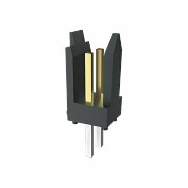 Fci Board Connector, 7 Contact(S), 1 Row(S), Male, Straight, 0.1 Inch Pitch, Solder Terminal, Locking,  76384-307LF
